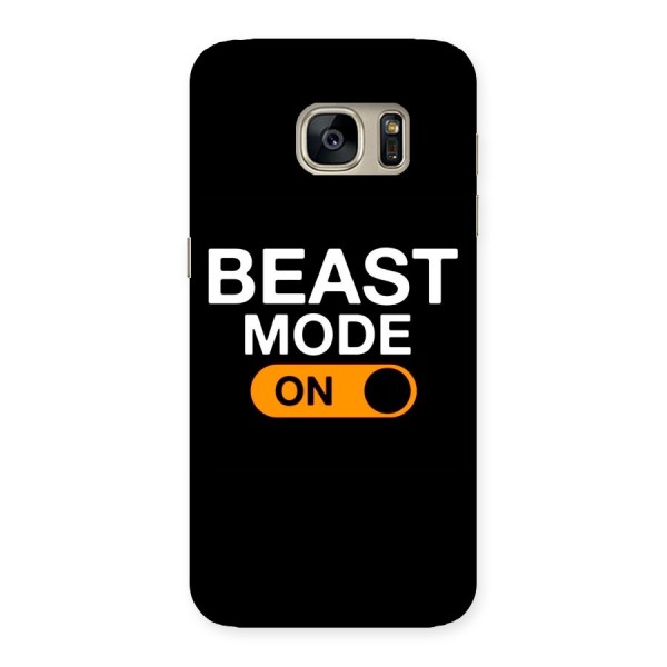 Beast Mode Switched On Back Case for Galaxy S7