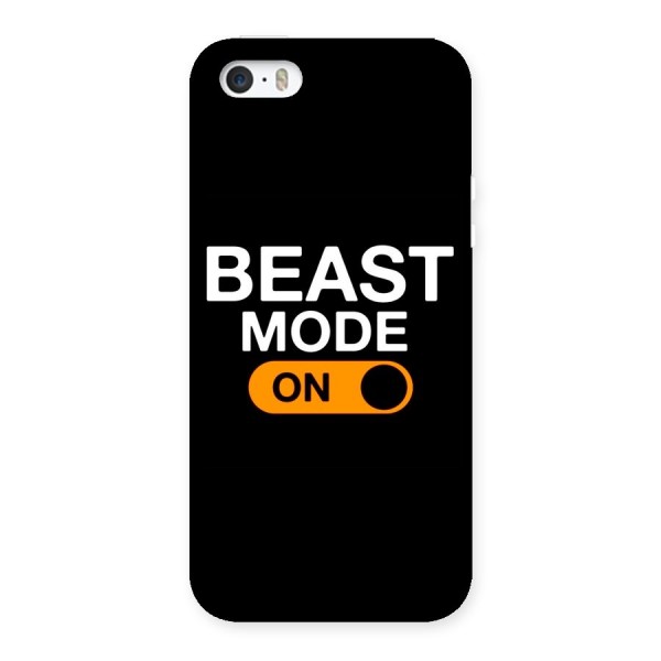 Beast Mode Switched On Back Case for iPhone SE