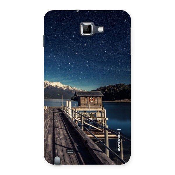 Beautiful Dock Hut Back Case for Galaxy Note