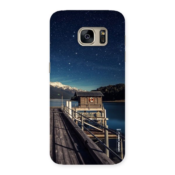 Beautiful Dock Hut Back Case for Galaxy S7