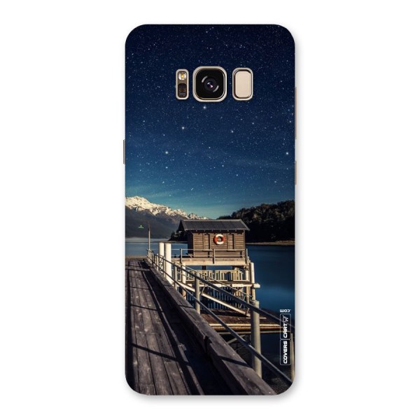 Beautiful Dock Hut Back Case for Galaxy S8