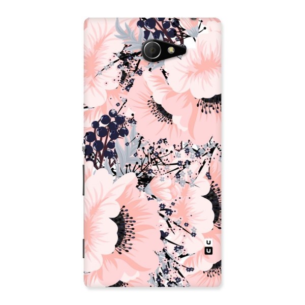 Beautiful Flowers Back Case for Sony Xperia M2