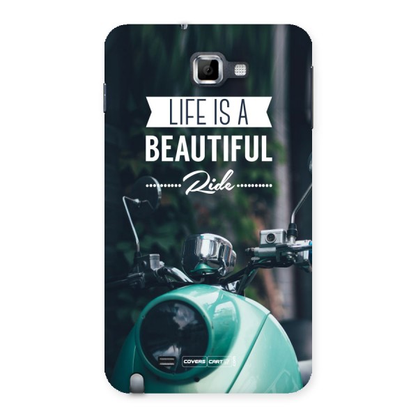 Life is a Beautiful Ride Back Case for Galaxy Note