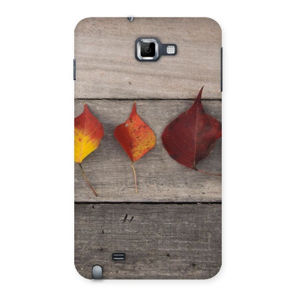 Beautiful Wood Leafs Back Case for Galaxy Note