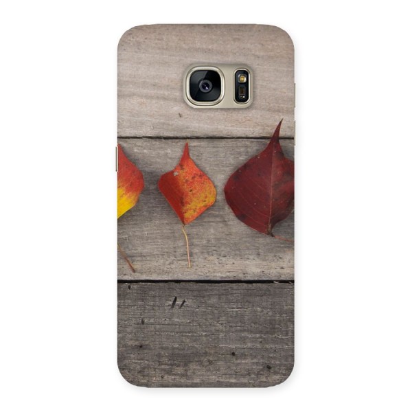 Beautiful Wood Leafs Back Case for Galaxy S7