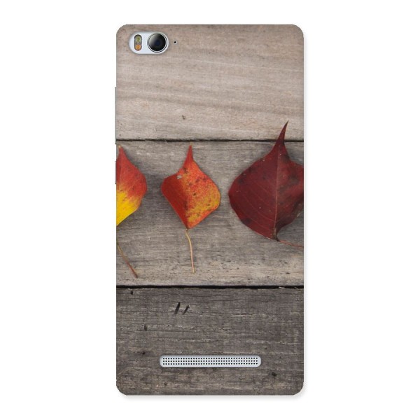 Beautiful Wood Leafs Back Case for Xiaomi Mi4i