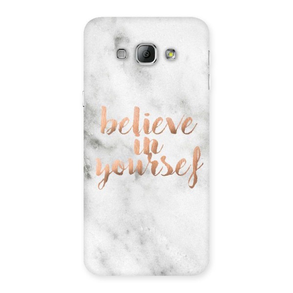 Believe in Yourself Back Case for Galaxy A8