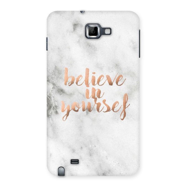 Believe in Yourself Back Case for Galaxy Note