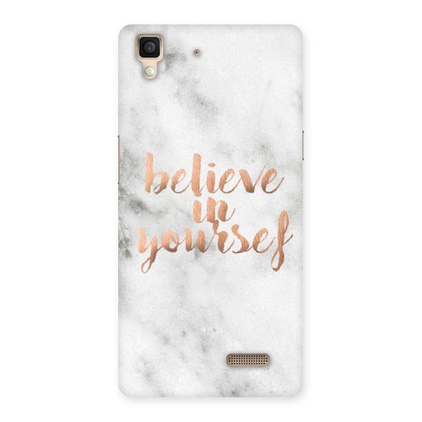 Believe in Yourself Back Case for Oppo R7