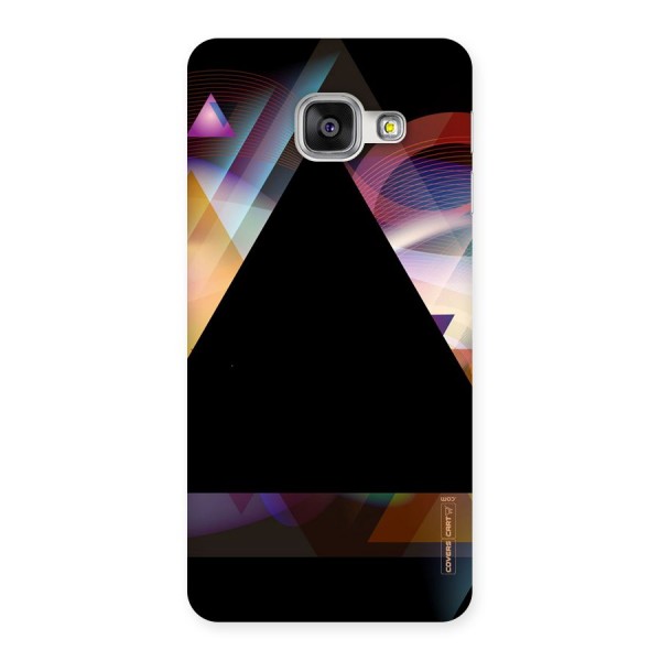 Triangle Black Abstract Back Case for Galaxy A3 2016