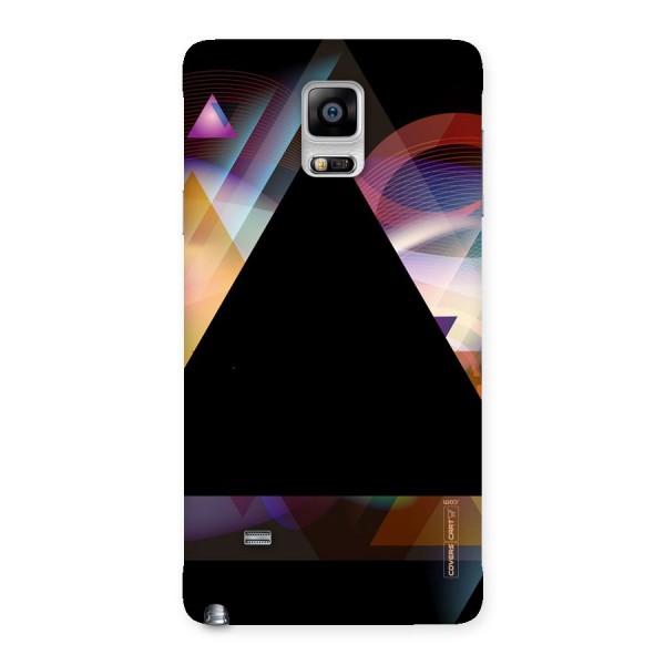 Triangle Black Abstract Back Case for Galaxy Note 4