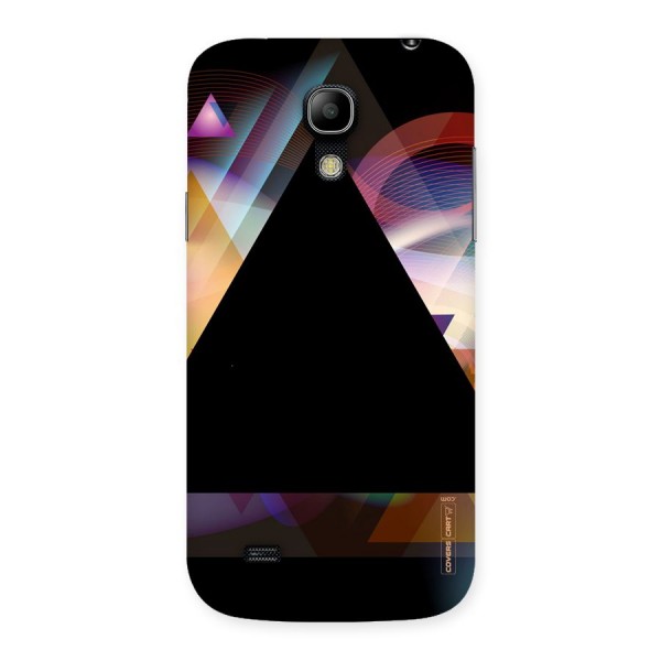 Triangle Black Abstract Back Case for Galaxy S4 Mini