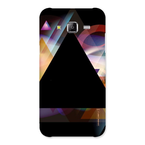 Triangle Black Abstract Back Case for Samsung Galaxy J5