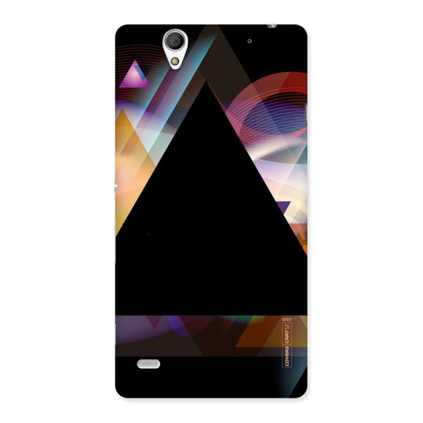 Triangle Black Abstract Back Case for Sony Xperia C4