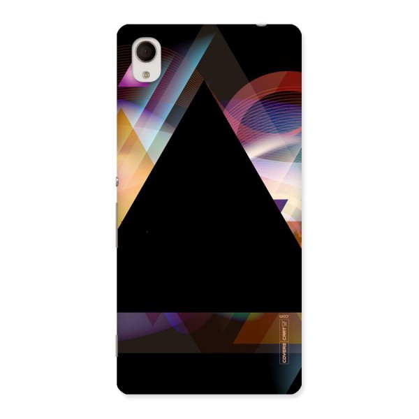 Triangle Black Abstract Back Case for Sony Xperia M4