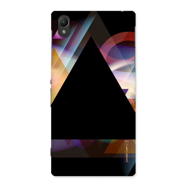 Triangle Black Abstract Back Case for Sony Xperia Z1