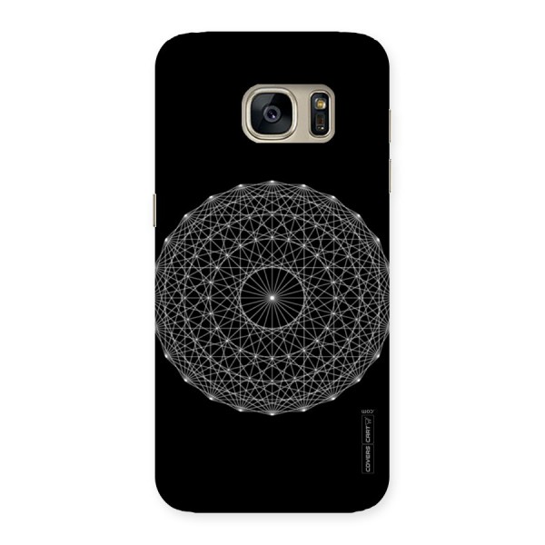 Black Clipart Back Case for Galaxy S7