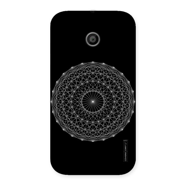 Black Clipart Back Case for Moto E