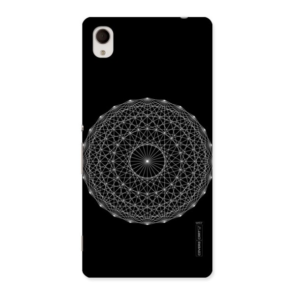 Black Clipart Back Case for Xperia M4 Aqua