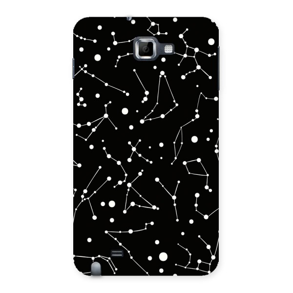 Black Constellation Pattern Back Case for Galaxy Note