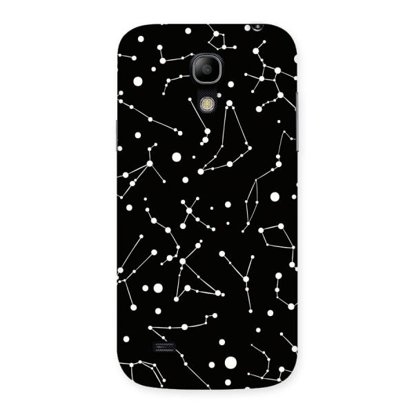 Black Constellation Pattern Back Case for Galaxy S4 Mini