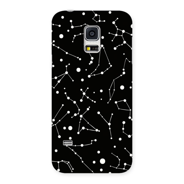 Black Constellation Pattern Back Case for Galaxy S5 Mini