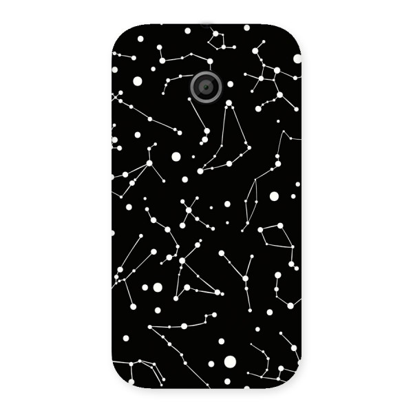 Black Constellation Pattern Back Case for Moto E