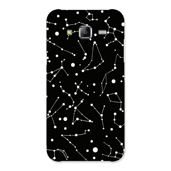 Black Constellation Pattern Back Case for Samsung Galaxy J5