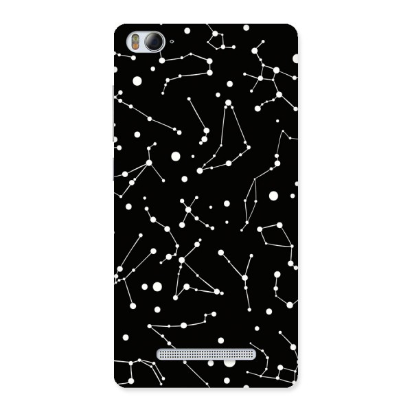 Black Constellation Pattern Back Case for Xiaomi Mi4i