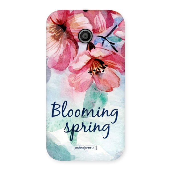 Blooming Spring Back Case for Moto E