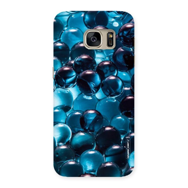 Blue Abstract Balls Back Case for Galaxy S7