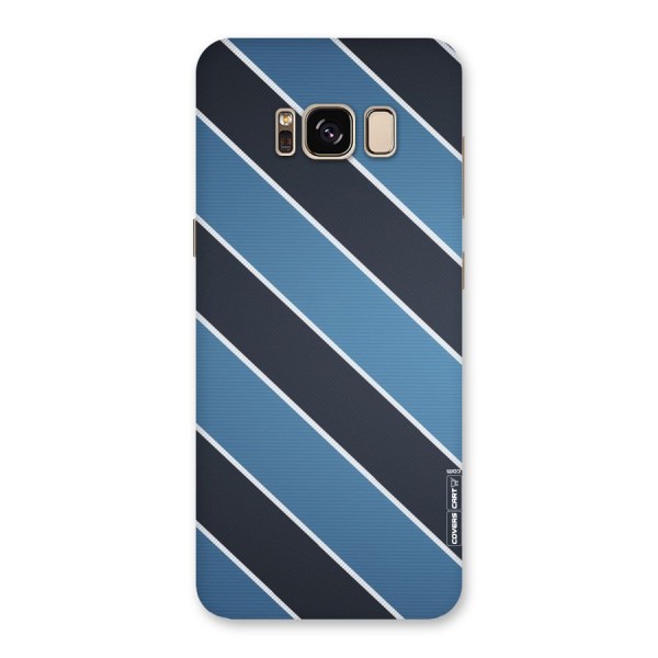 Blue Black Stripes Back Case for Galaxy S8