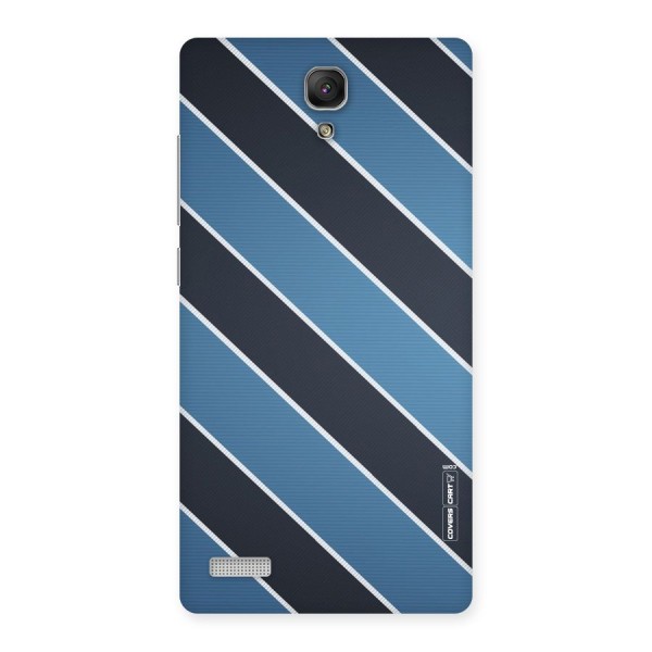 Blue Black Stripes Back Case for Redmi Note