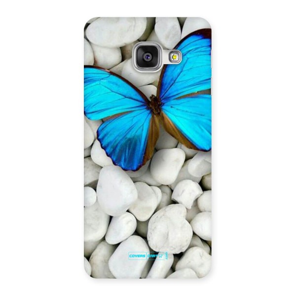 Blue Butterfly Back Case for Galaxy A3 2016