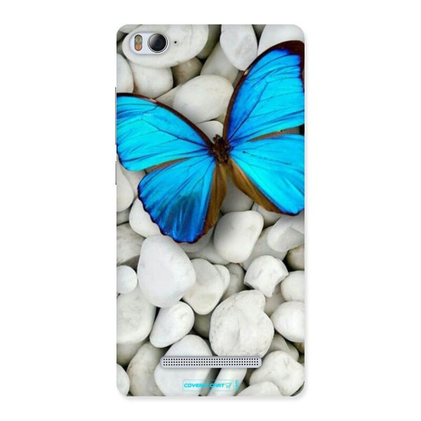 Blue Butterfly Back Case for Xiaomi Mi4i