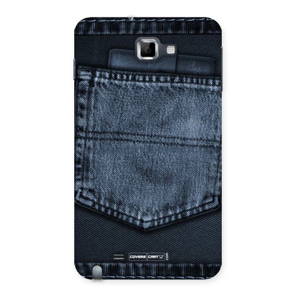 Blue Denim Back Case for Galaxy Note