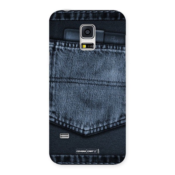 Blue Denim Back Case for Galaxy S5 Mini