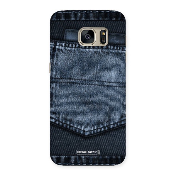 Blue Denim Back Case for Galaxy S7