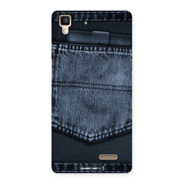 Blue Denim Back Case for Oppo R7