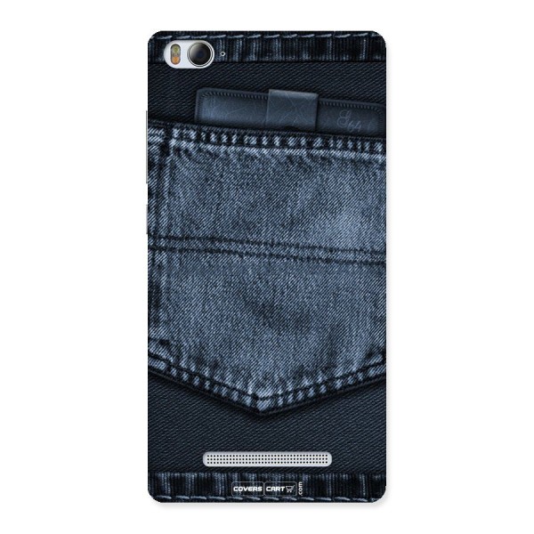 Blue Denim Back Case for Xiaomi Mi4i