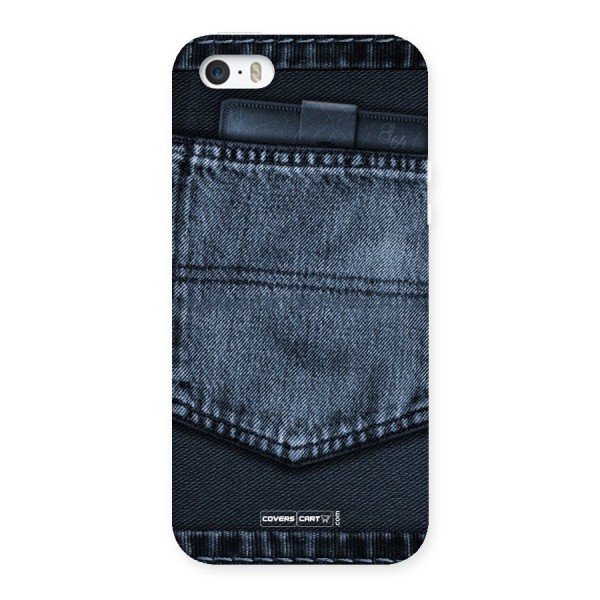 Blue Denim Back Case for iPhone 5 5S