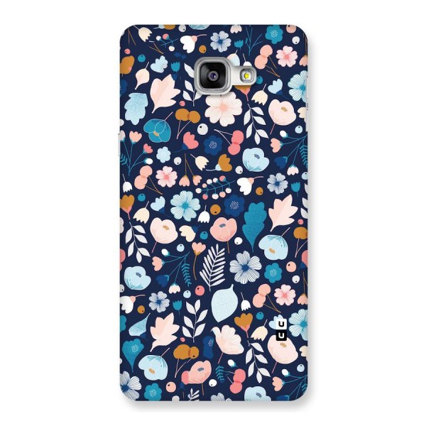 Blue Floral Back Case for Galaxy A9