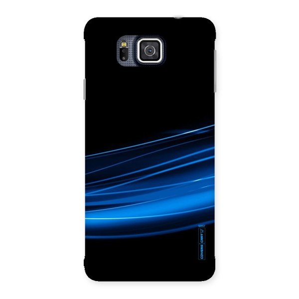 Blue Flow Back Case for Galaxy Alpha