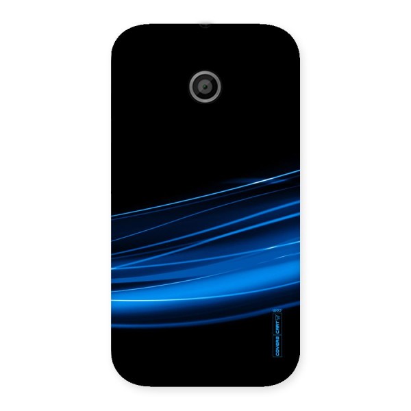 Blue Flow Back Case for Moto E