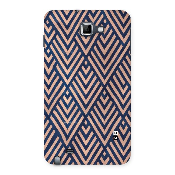 Blue Peach Back Case for Galaxy Note