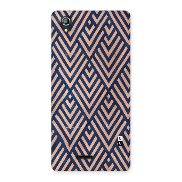 Blue Peach Back Case for Lava Iris 800