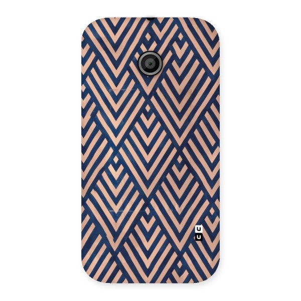 Blue Peach Back Case for Moto E