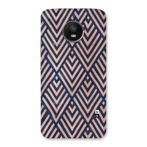 Blue Peach Back Case for Moto E4 Plus