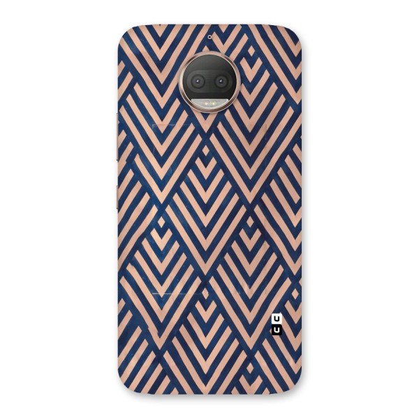 Blue Peach Back Case for Moto G5s Plus