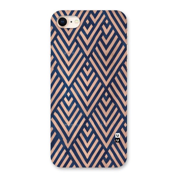 Blue Peach Back Case for iPhone 8